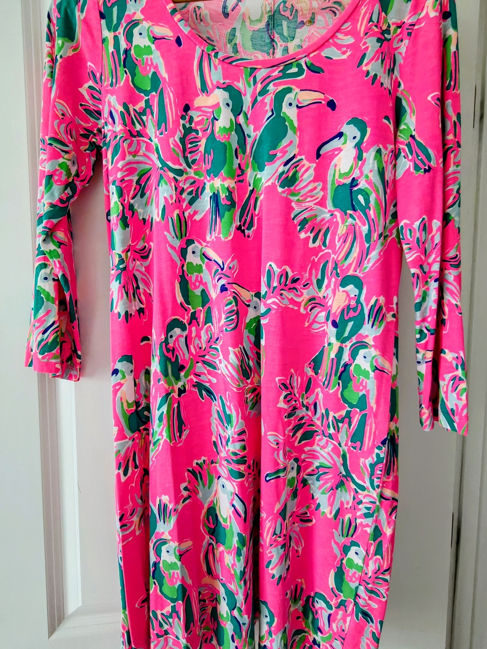 Lilly Pulitzer Pink Multi Toucan Print Dress